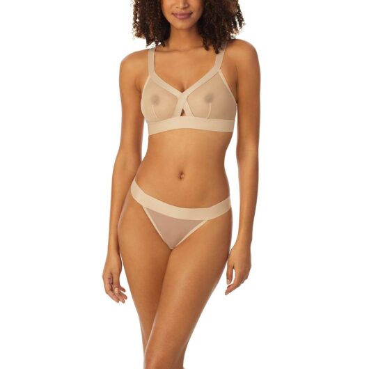 DKNY Women's MESH BRALETTE in Nude | Size: Medium