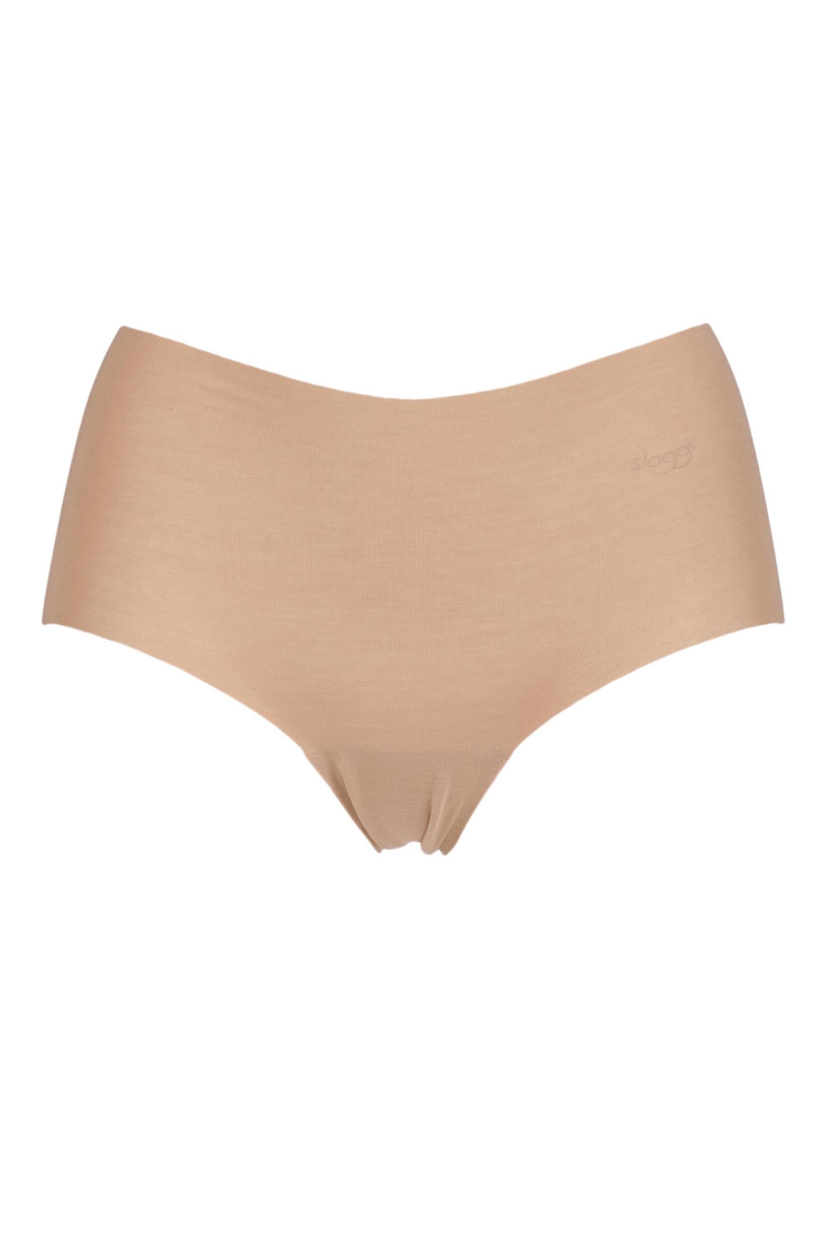 1 Pair Nude Zero Modal Short Style Knickers Ladies Extra Small - Sloggi